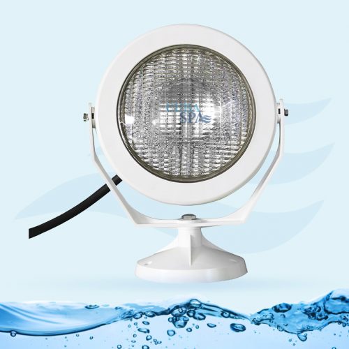 REFLECTOR de adosar direccionable PAR56, 300W, 12V. plástico ABS, IP68