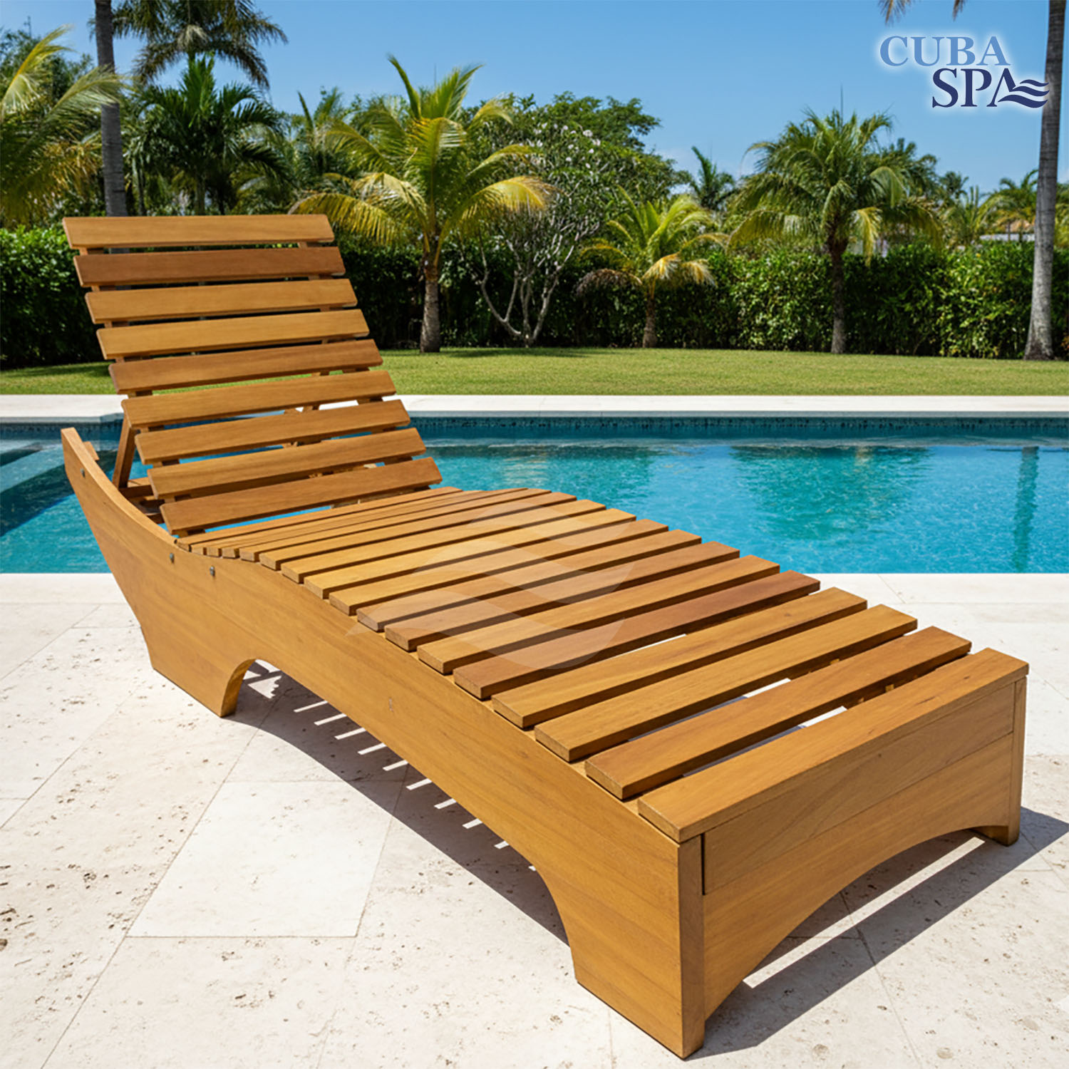 Tumbona de Madera Huayruro 200 X 70 cm