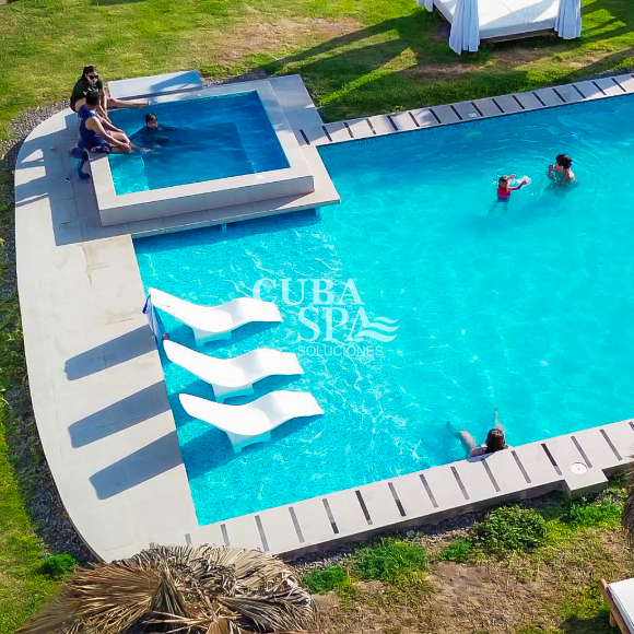 Tumbona de Fibra de vidrio | sumergible al agua - Imagen 2