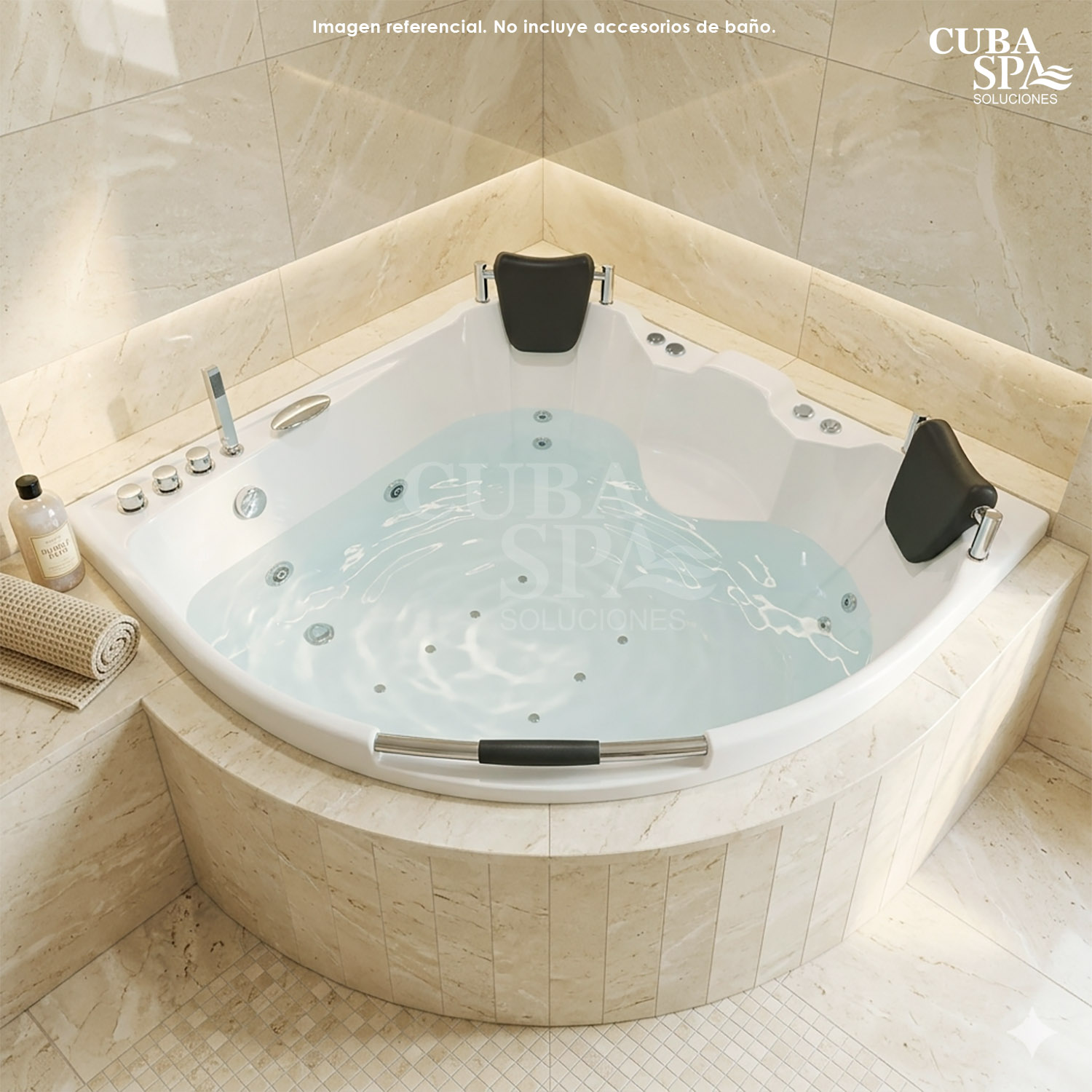 Tina Hidromasaje Esquinero - ALAIA 145x145*48 — imagen 2