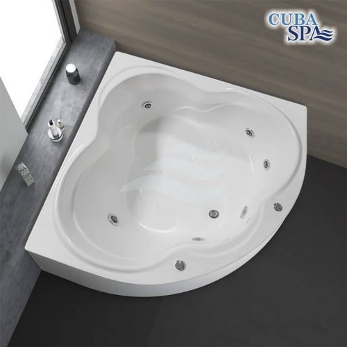 Tina Hidromasaje Esquinero – CORIAN 130*130