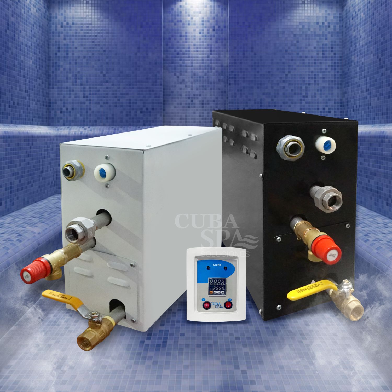 Generador de vapor eléctrico con Tablero Digital 6kw
