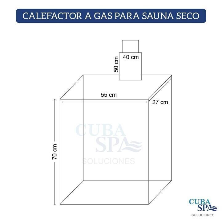 Calefactor a GAS potencia 95,000 BTU