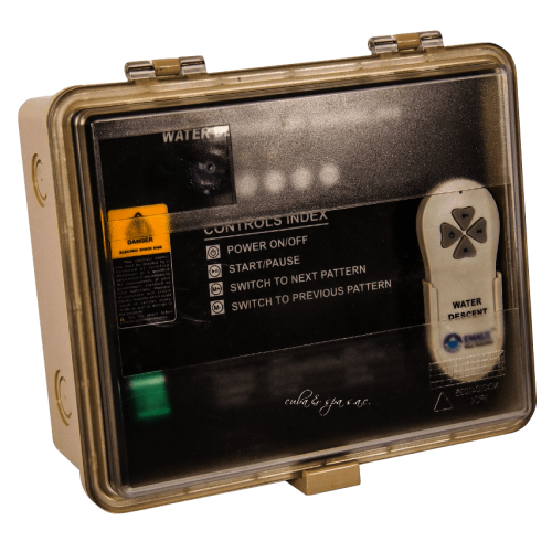 CAJA DE CONTROL LED DE CASCADA 60W/220V-12V 60HZ