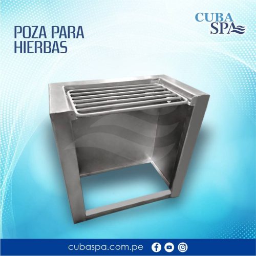 Dispensador de hierbas rectangular 30cm L 30 cm H y 18CM