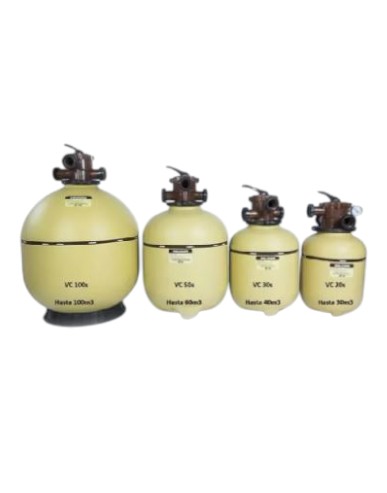 FILTRO DE ARENA VC-30 (Ø440 MM) 17" - CONEXION 1.5"/48.3mm - Imagen 2