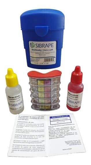 Kit para medir Cloro y pH SIBRAPE 1110008