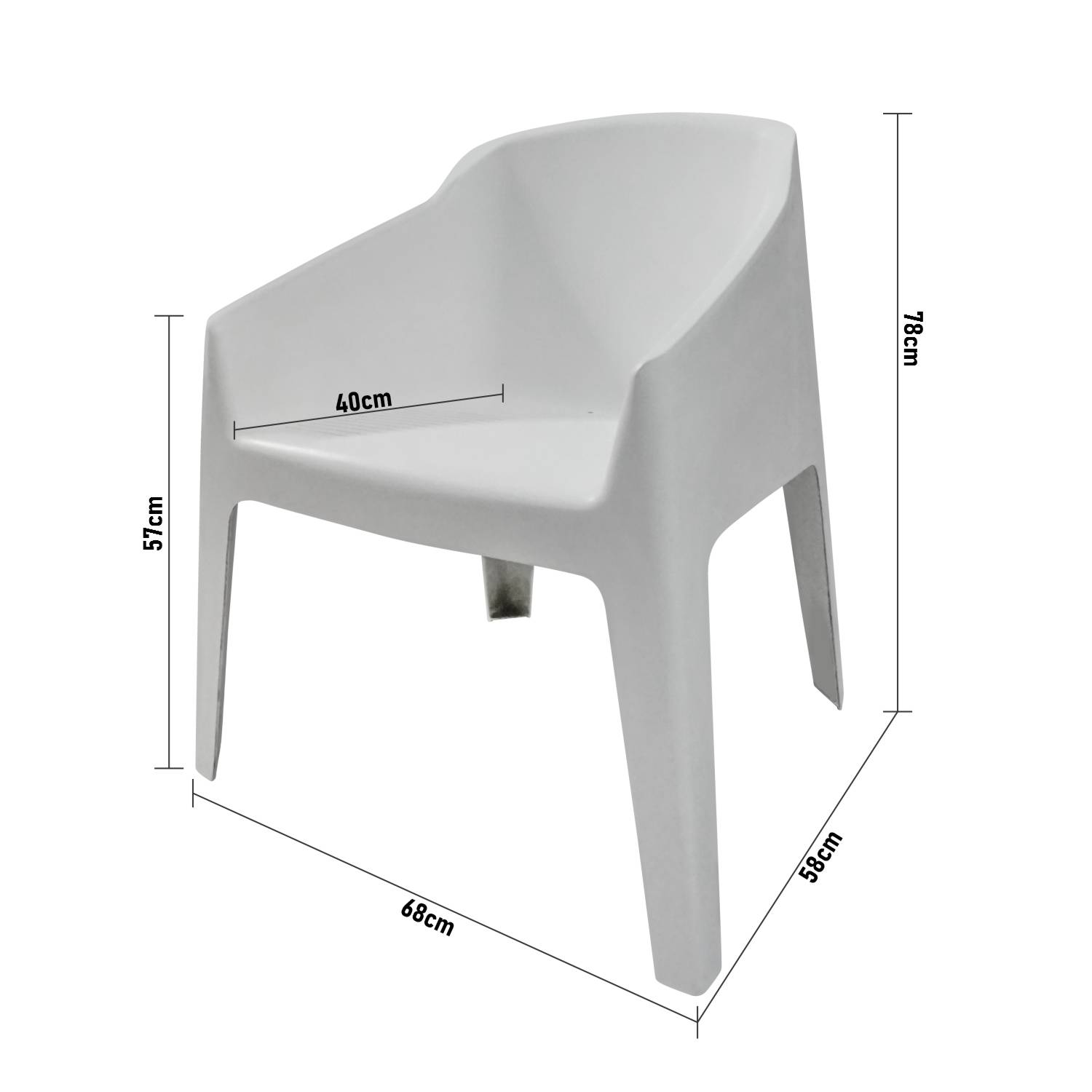 BUTACA - FIBRA DE VIDRIO - Imagen 6