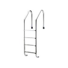ESCALERA DE ACERO INOX. DE 4 PASOS ANTIDESLIZANTES (WL-SL204B)