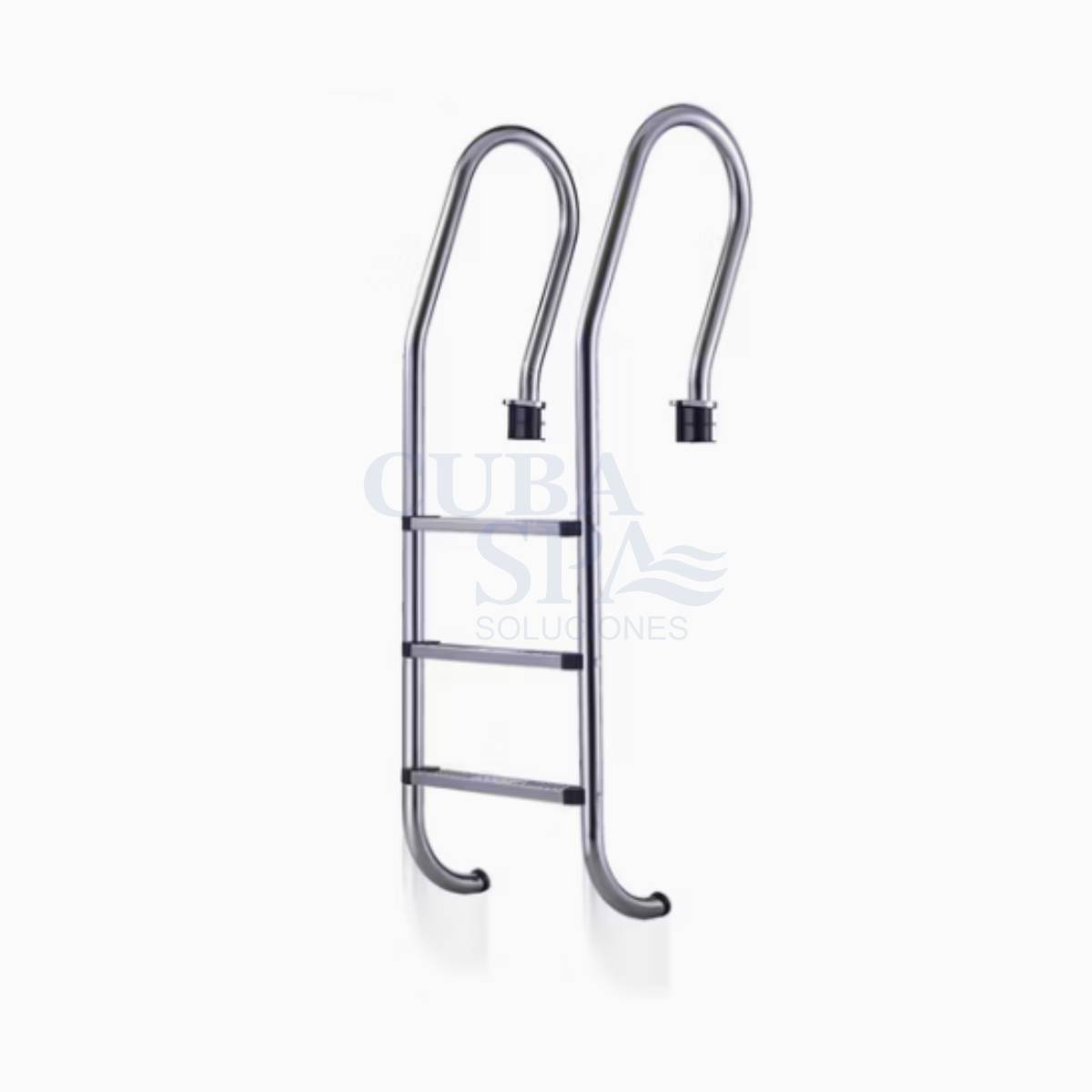 ESCALERA DE ACERO INOX. DE 3 PASOS ANTIDESLIZANTES (WL-SF203)