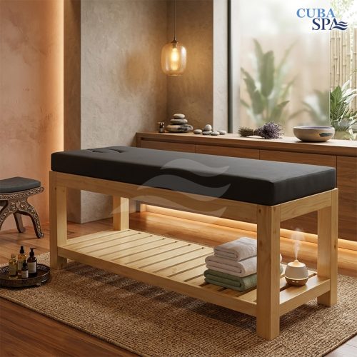 Camilla de Masaje 180×80 Minimalista | Madera Pino