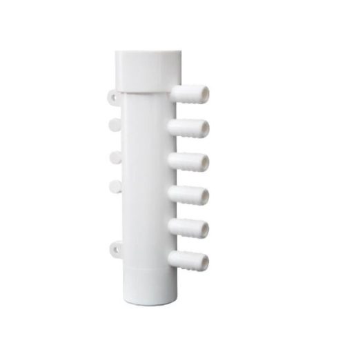 Aire Distribución 6S 1×3/8 PVC Blanco para Jacuzzi y Spa