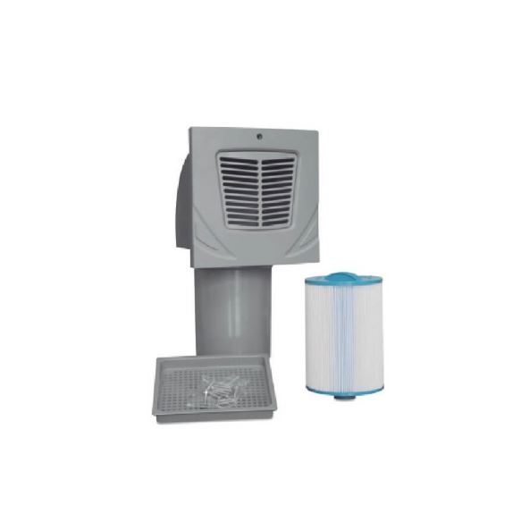 DESNATADOR FILTRO PARA SPA C. GRIS (CONEX. PRES. IN 1 1/2/OUT 2) SS
