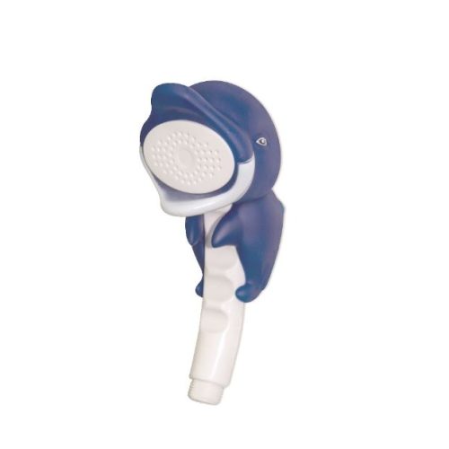 Ducha Teléfono Dolphin ABS Blanco/Azul para Jacuzzi y Cabina