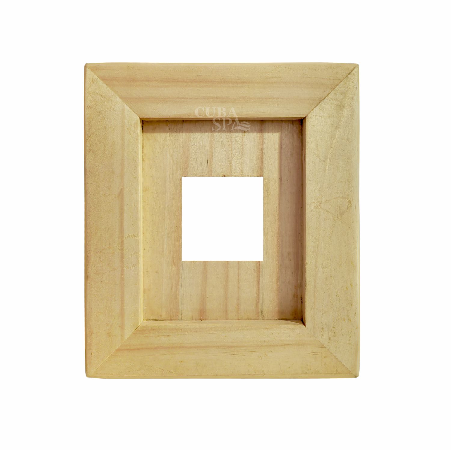 Marco de Madera Pino para Tablero de Sauna