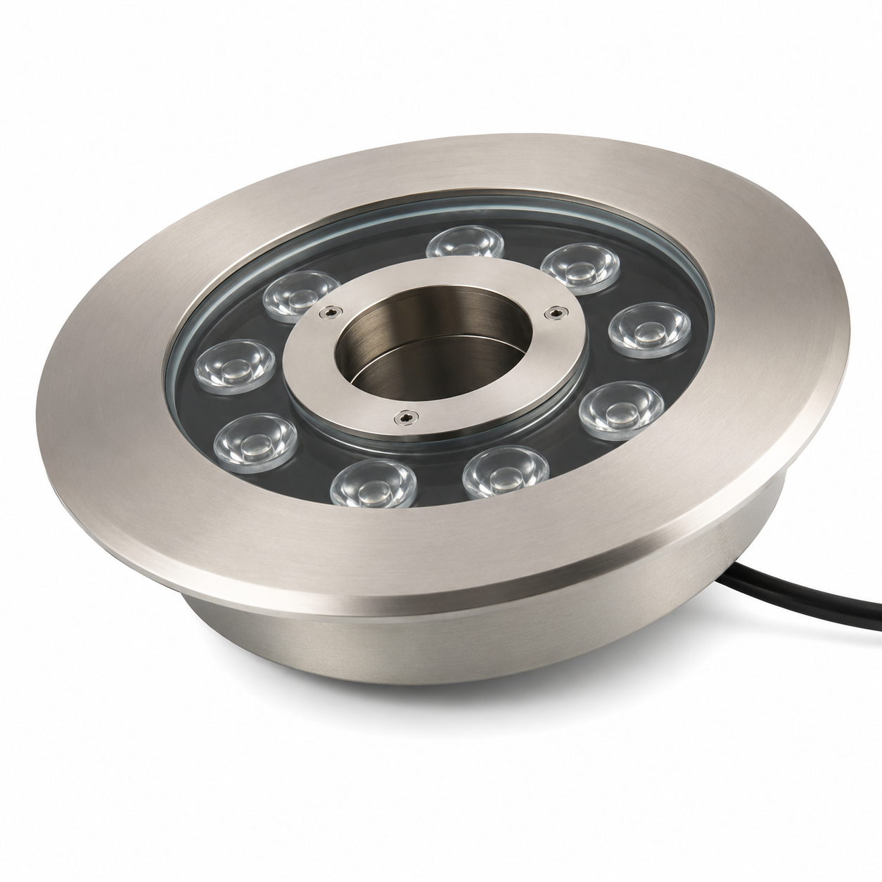 Reflector LED para Pileta RGB AC12V 12W y 18W | Acero Inoxidable
