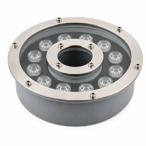 Reflector LED para Pileta RGB AC12V 12W y 18W en Acero Inoxidable