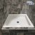 Poza de ducha 80x80x15 cm – sumidero medio – para empotrar