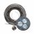 Spot + foco rojo 220v + pin – cromoterapia
